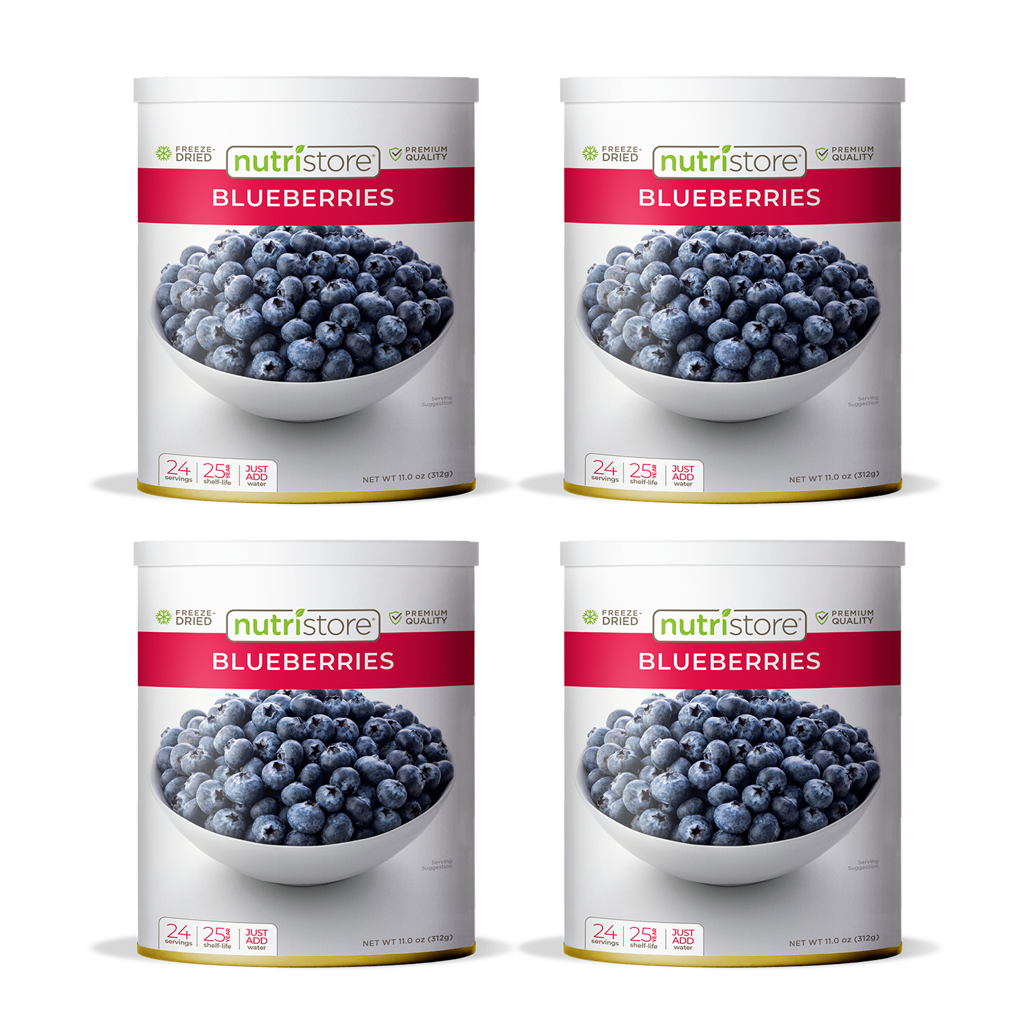 Blueberries Freeze Dried - #10 Can - 4-Pack - Fruit