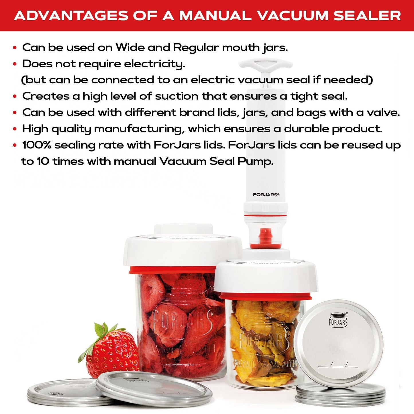 Forjars® Vacuum Sealer Kit - Vacuum Sealer