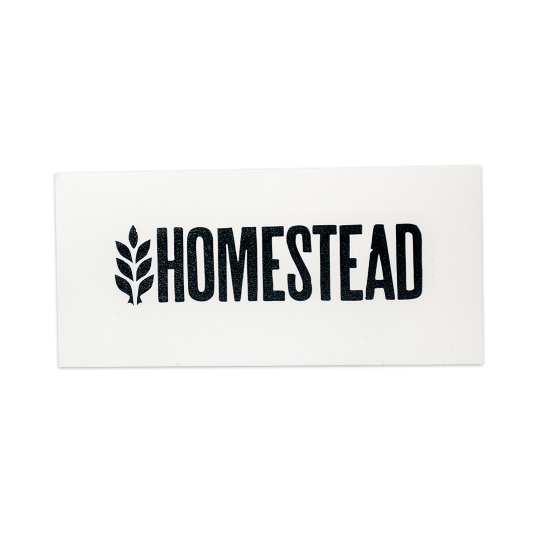 Homestead Stickers - Black - Stickers