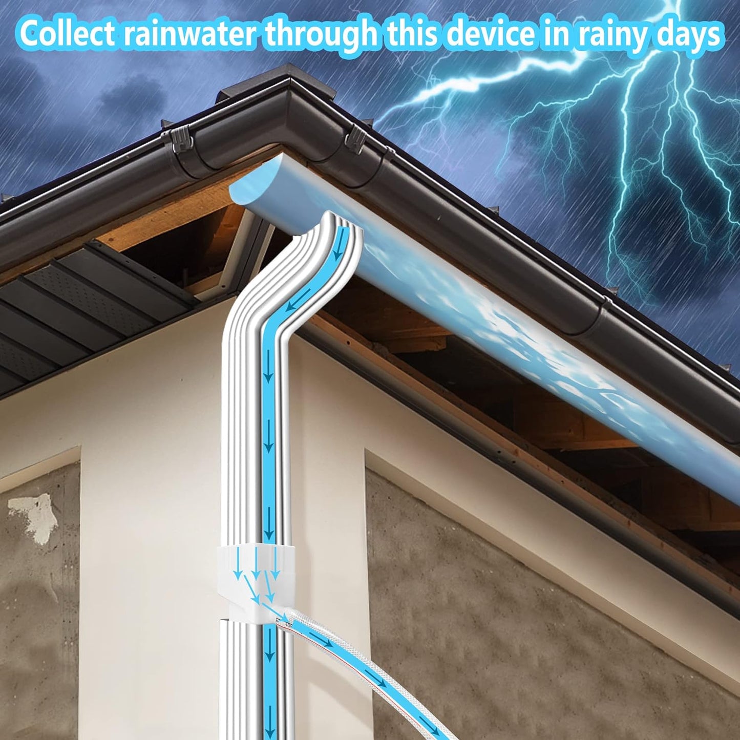 Rainwater Diverter Kit: Rainwater Diverter Connector System