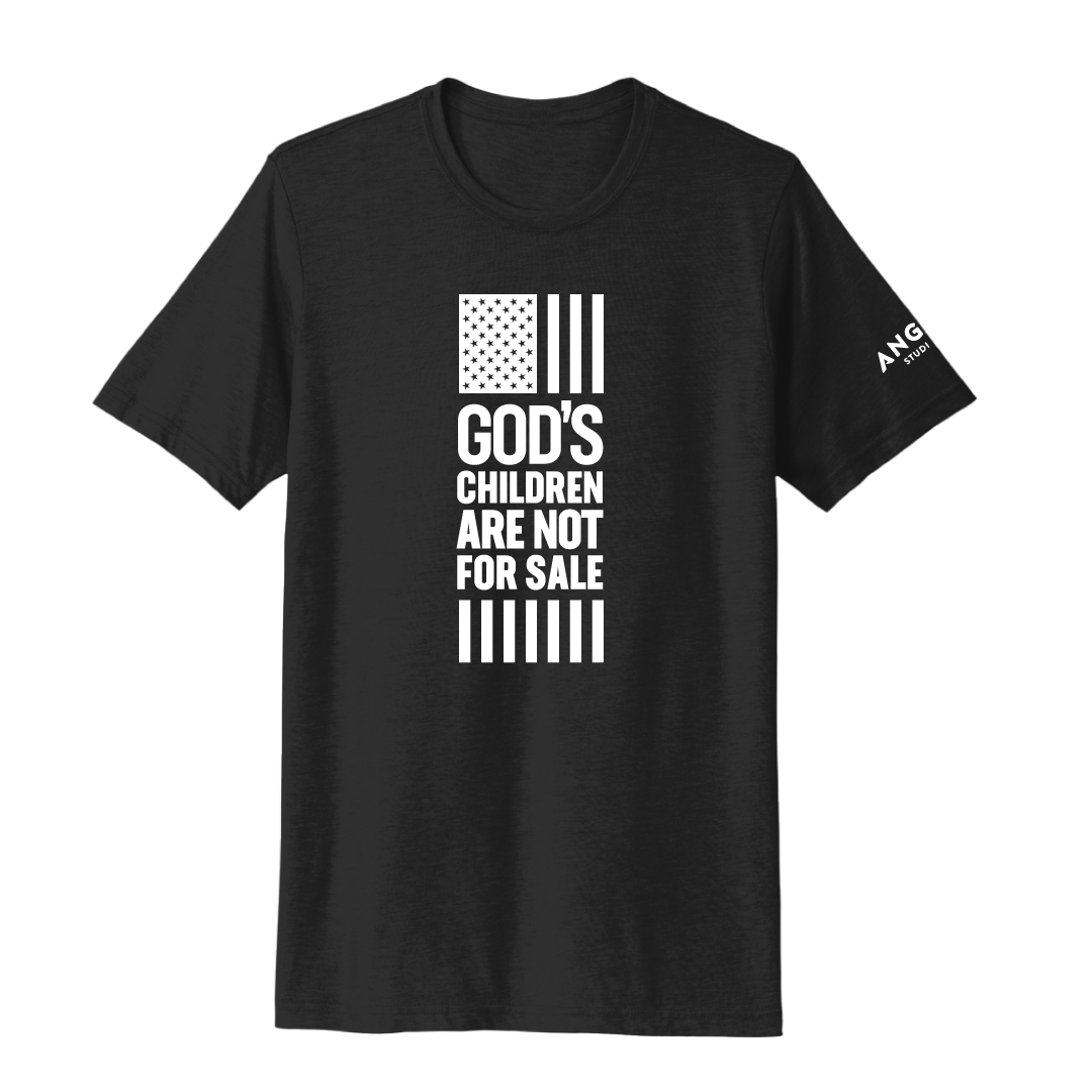 Sound of Freedom ’God’s Children’ T-Shirt - Black / XS - T-Shirts