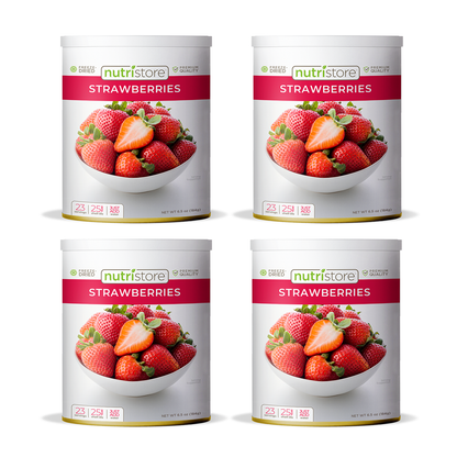 Strawberries Freeze Dried - #10 Can - 4-Pack - Fruit