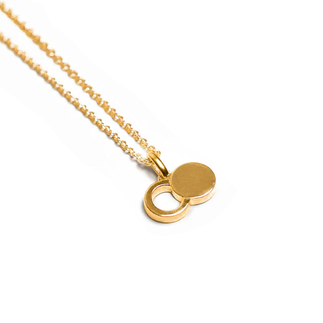 ’The Empty Tomb’ 14K Solid Gold Pendant Necklace - Necklaces